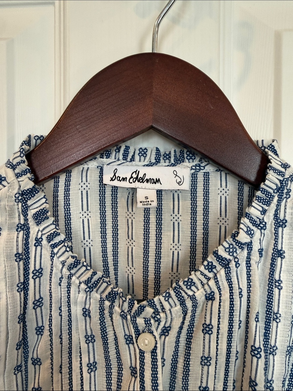 Sam Edelman Boden Peplum Top, Size Small - Picture 3 of 7